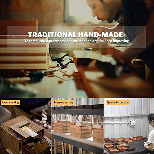 CHENTAOMAYAN Kalimba 17 toetsen massief mahonie EQ duim vinger piano ingebouwde pickup (rendier hoorn) (kleur: blauw) - Image 8