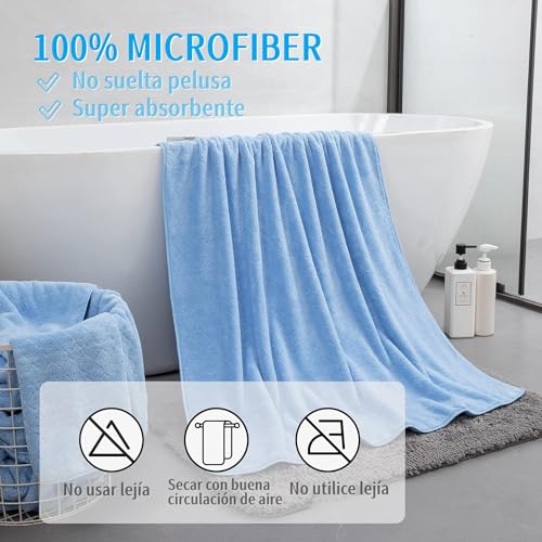 Consejos y comparativas para Comprar Juegos toallas baño completos los 7 más buscados. 8 Imagen adicional