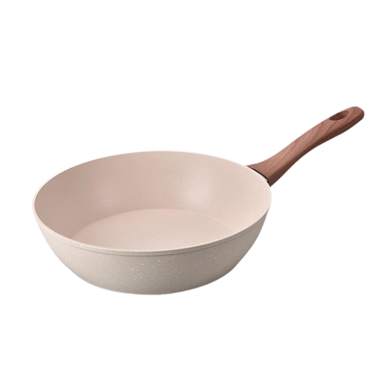 Padella per Friggere, Padella per Saltare, Pentolame Multifunzionale con Manico Ergonomico, Padella Antiaderente, Wok per Tutti, 28x7.6 Cm