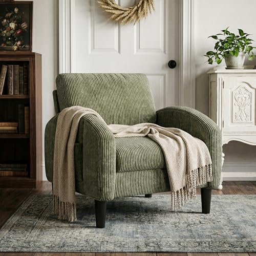 Homkdom Accent Chair for Living Room,Mid Century Modern Reading Chair