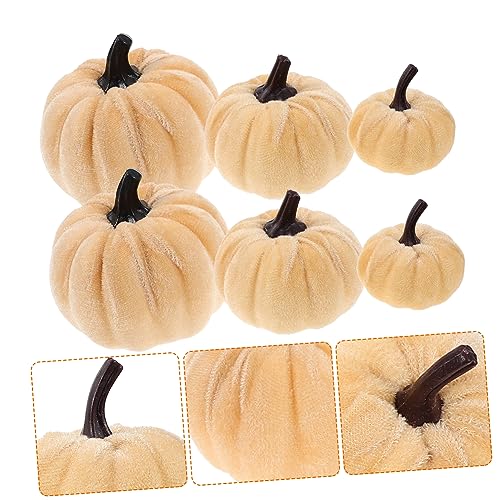 Pumpkins artificiels réutilisables pour éviter le gaspillage x6 - 5
