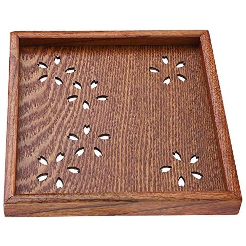 FTVOGUE Bandeja de servir de madera Cover