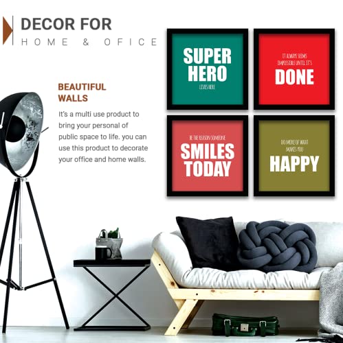 Image of kotart Engineered Wood - Wall Decor Frames For Photos & Motivational Quotes - Room Decoration For Home & Living Room - (Art 1, 10x10 inch)