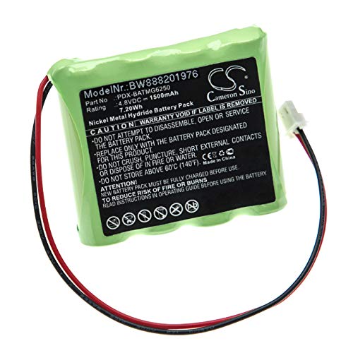 vhbw 1x batería Compatible con Paradox Magellan MG6250 Control Panel Sistema de Alarma (1500 mAh, 4,8 V, NiMH)