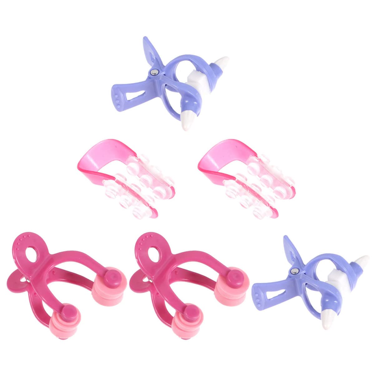 HONMEET Nose Correction Kit 2 Sets/6 Pieces Nose up Clip for Women's Beauty Straighten Nasal Bridge
