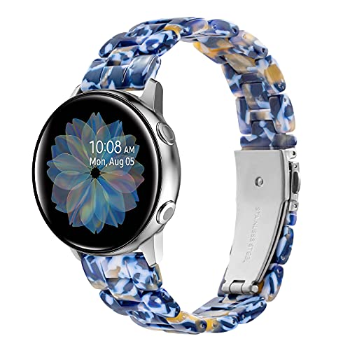 HAOLIRA Armbänder Kompatibel mit Samsung Galaxy Watch 5/ Watch 5 Pro Galaxy Watch 4/Galaxy Watch 4 Classic 42mm 46mm, 20mm Harz Armbänder für Galaxy Watch Active 2 40mm/44mm Cover