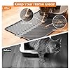 Barkitty Cat Litter Mat, Large 34" x 22" Silicone Cat Litter... #1