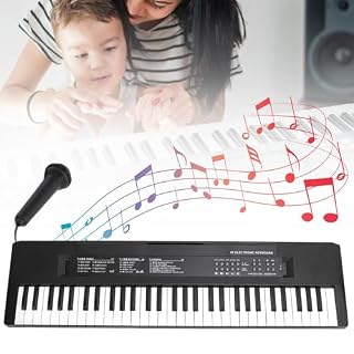 Clavier de Piano, Clavier de Piano 61 Touches avec Enregistrement et Lecture 61 Touches Portable Compact avec Microphone Clavier électrique pour Enfants Garçons Filles Débutants - Les Beatles, Paul McCartney, John Lennon, RIngo Starr, George Harrison Clavier de Piano, Clavier de Piano 61 Touches avec Enregistrement et Lecture 61 Touches Portable Compact avec Microphone Clavier électrique pour Enfants Garçons Filles Débutants – Image 4