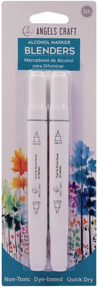48-Piece Set of Alcohol Dual Tip Markers in Vibrant Primary Colors with Reusable Storage Case Sketch Pen for Coloring Drawing Artist Art Supplies