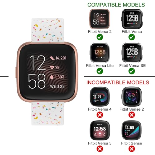 Oumida Kompatibel f&uuml;r Fitbit Versa 2 Armband/Fitbit Versa Armband f&uuml;r Damen Herren, Silikon Armb&auml;nder Classic Sport Ersatz Uhrenarmband f&uuml;r Fitbit Versa 2/Fitbit Versa/Versa Lite