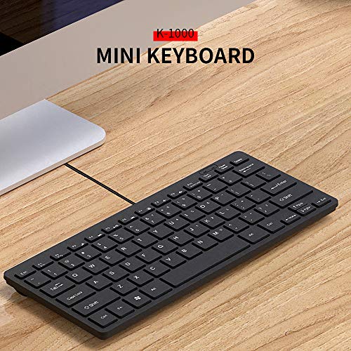 K-1000 miniteclado miniteclado de 78 teclas com fio USB teclado com fio teclado chocolate teclado po