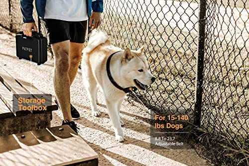 Patpet Shock Collar For Large Dog - 3/4 Mile Range E Collar - Waterproof Rechargeable Dog Training Collar With Remote #TOP3