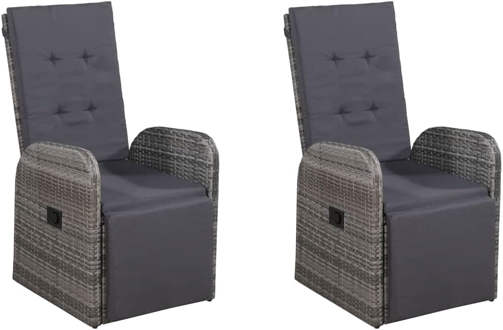 7 Piece Patio Dining Set,Outdoor Table Chairs,Backyard Sofa Suit,Afternoon Tea Suit,Perfect for Patio, Garden, Porch,Family Room,Sitting Area, Gray