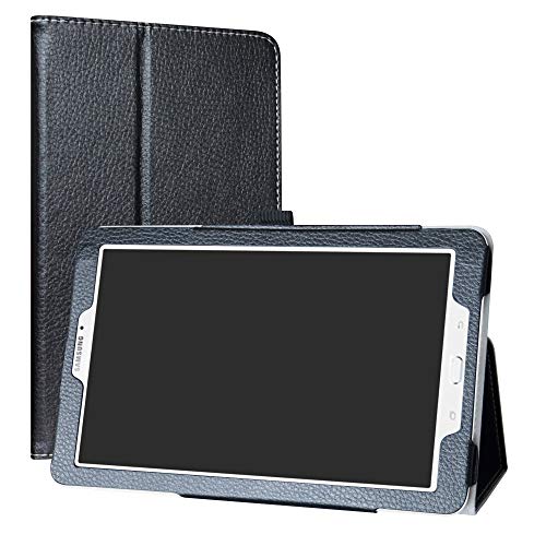 Funda para Samsung Galaxy Tab 9.6 E T560 T561 Tablet Android, PU del cuero del folio 2 Soporte plegable cubierta con Stylus