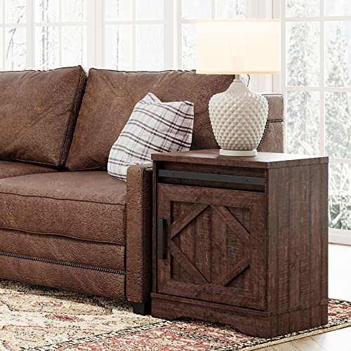 Image of WAMPAT 24.3-inch Tall Farmhouse End Table