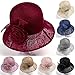 Generic Fascinators Hats for Women Church Derby Easter Tea Party Hat Ladies Pill Box Dressy Hats Sunday Outfits Fascinator British Bride Bucket Hat Cap for Girls Women Fashionable 2024 Grey One Size