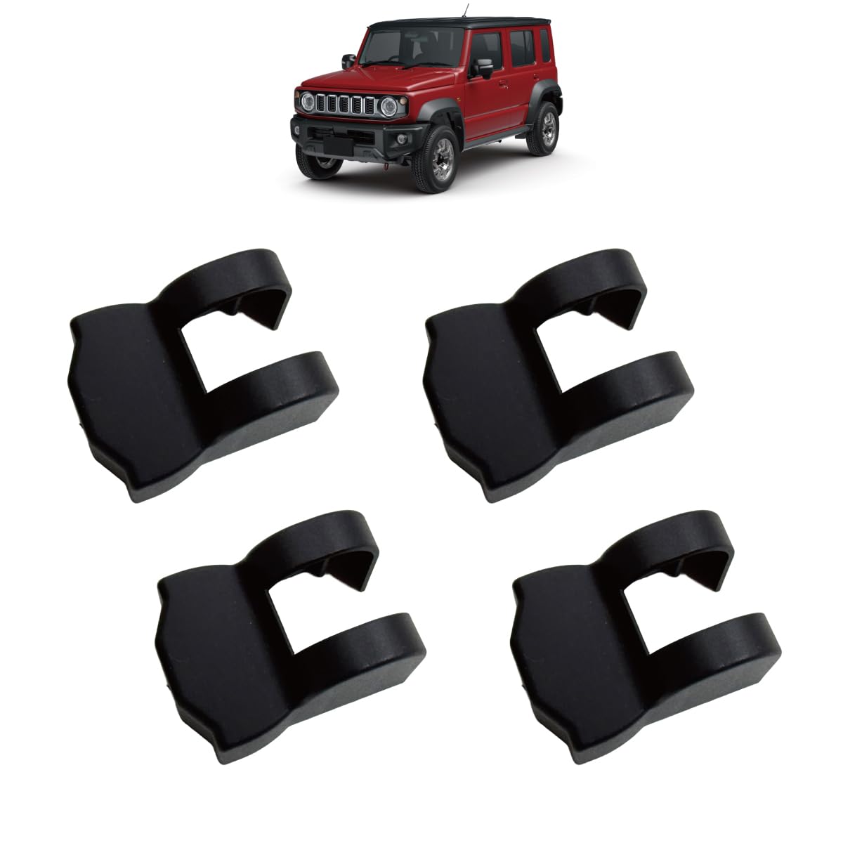 Amazon.co.jp: ジムニーノマド専用 (JC74型) ドアヒンジカバー 4個