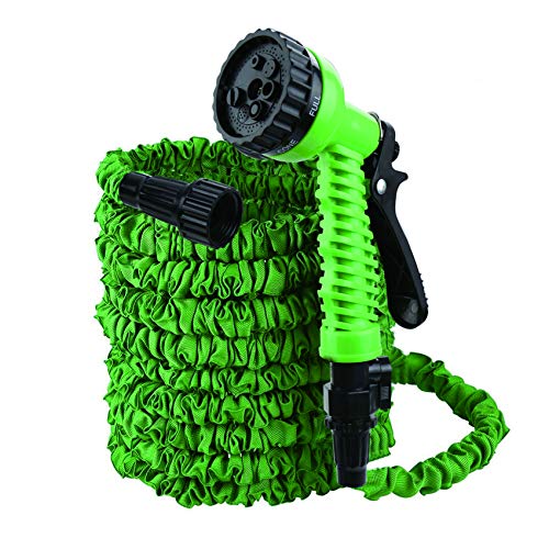 Freehawk Upgraded Garden Hose,Expandable Water Hose with Double Latex Core,Durable Flexible Water Hose (Green,50ft)