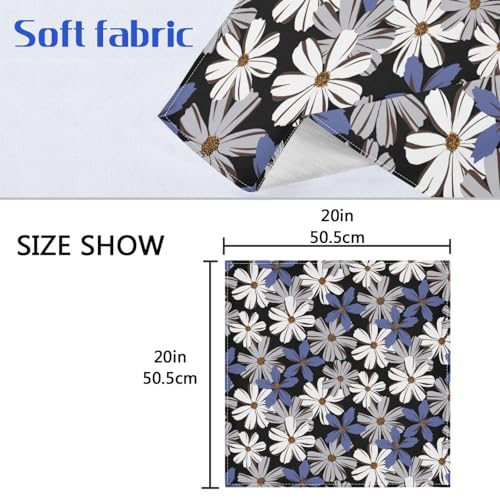 Servilletas de Tela Floral Daisy Paquete de 6 20x20 in miniatura 6