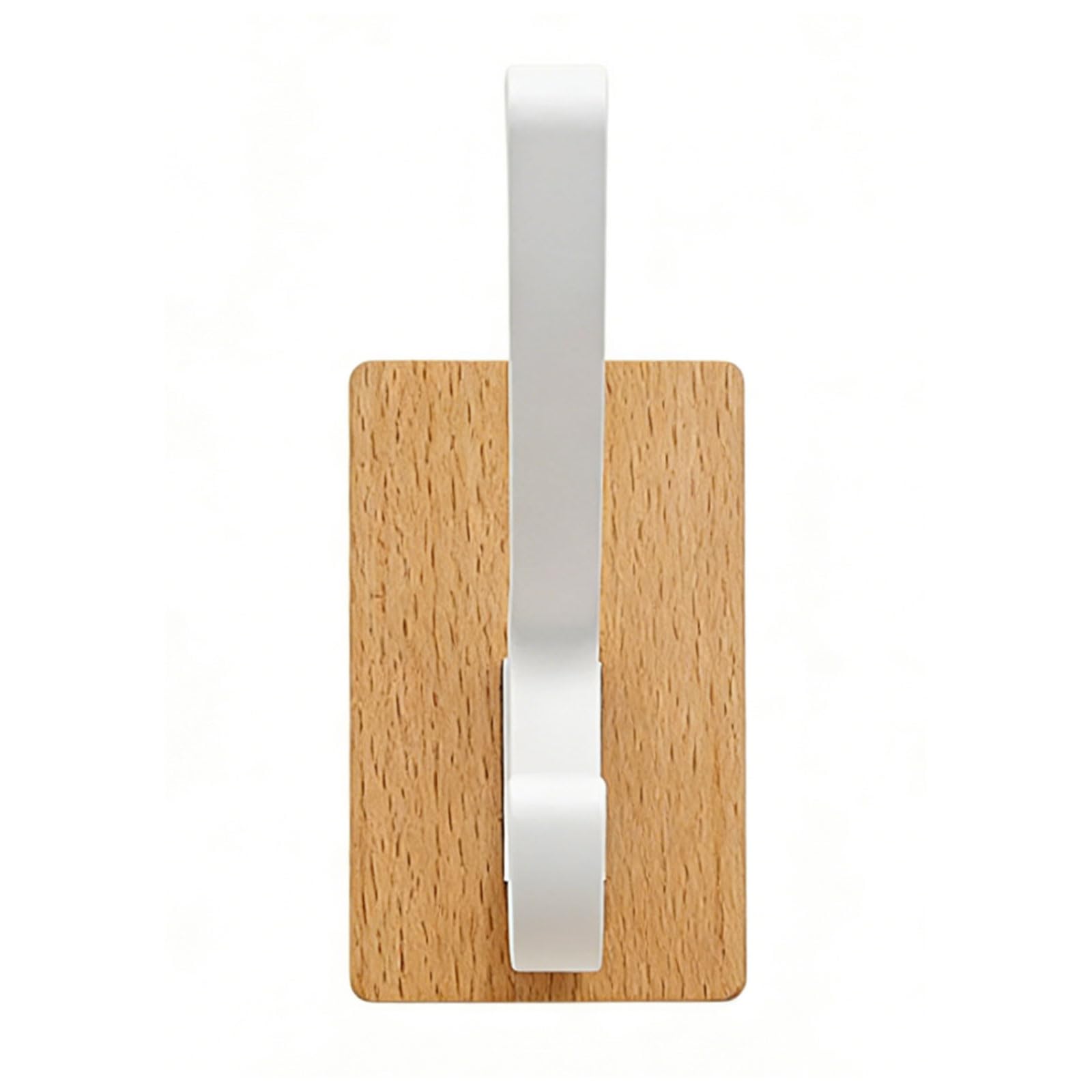 RAFGALDEX Natural Walnuts Wood Bathroom Hook Strong Adhesive Drillless Install Drillless Hook