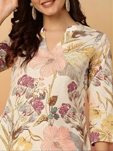 Image of Cotton Printed Short Kurti for Women