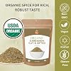 SPICY ORGANIC Cardamom Loose Cut and Shifted 4OZ - USDA Certified Organic Cardamom Perfect for Tea, Baking, Spice Mixes & Beverages.