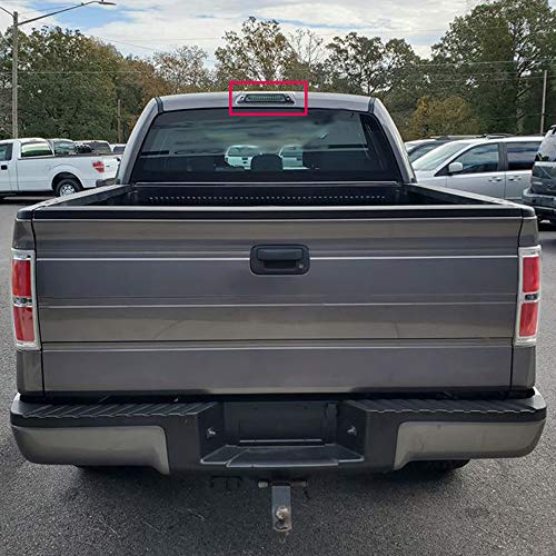 GRAND ORANGE 3rd Third Tail Brake Light Compatible with 2009-2014 Ford F150 Smoke Lens Rear Cargo Lamp Center Optic Style High Mount Stop Light AL3Z13A613E FO289010 - Thumbnail 7
