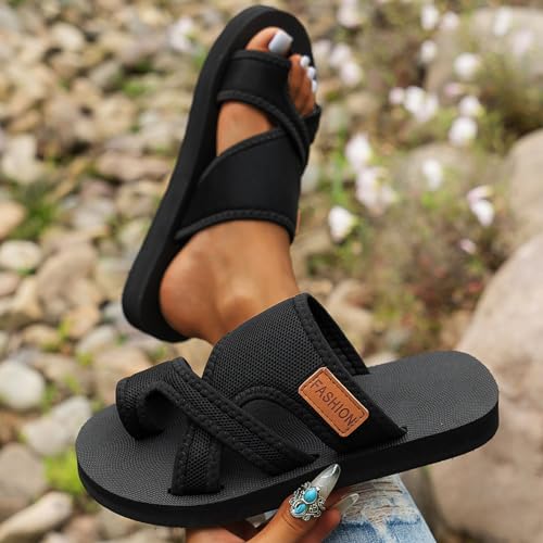 Orthopedic Sandals for Woman Summer 2025 Comfortable Breathable Slip On Flip Flops Arch Support Casual Shoes Beach Slippers3