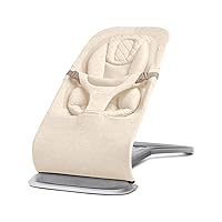 Vista 22 de Ergobaby Evolve - Asiento mecedora 3 en 1 para bebé, mecedora ajustable multiposición para bebés y silla para niños pequeños, tejido de punto suave