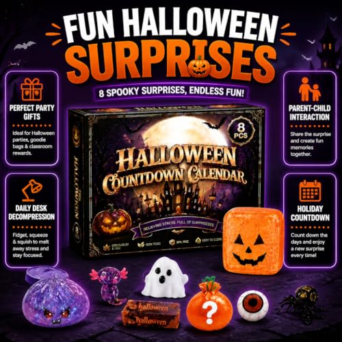 Halloween Squishy,8 Pieces Squishy Pack,Halloween Theme Squishies - image 2