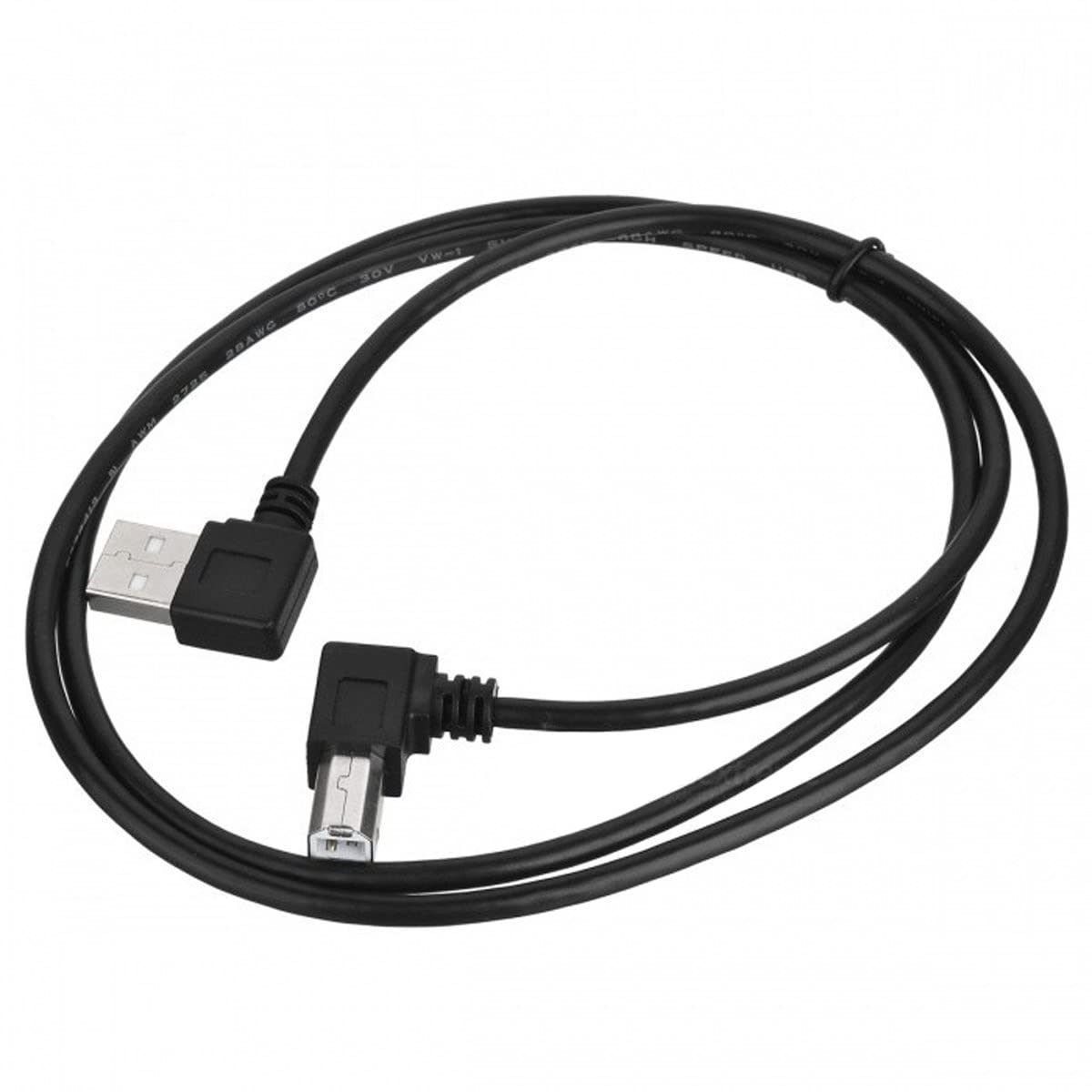 Cavo USB 2.0 Angolato 0.2m Da USB A Maschio A USB B Maschio Per Stampante/Scanner - Innov8