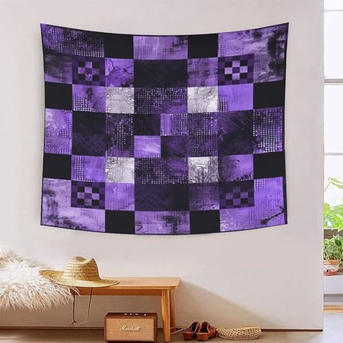 Tenture murale rayures 3D grand format MBAHEUURR en tissu imprimé 180x230cm