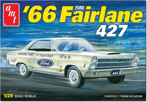 Modèle en plastique AMT 1966 Ford Fairlane 427 PLATZ 1/25 aux finitions historiques