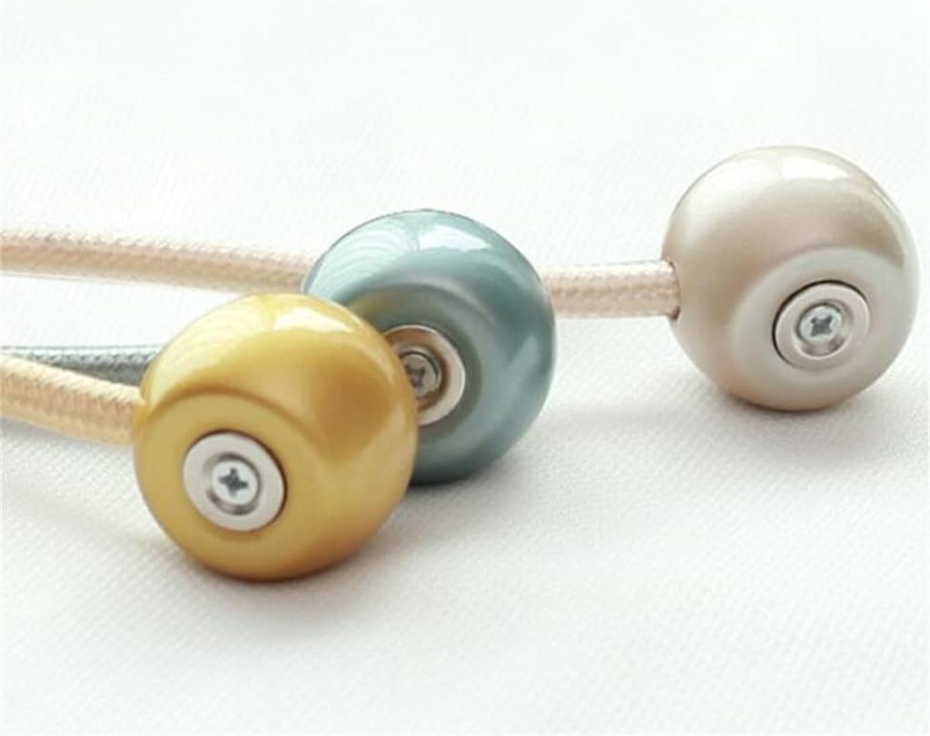 Curtain Straps Simple Living Room Soft Decorative Curtain Rope Straps Cute NCH- Magnet Curtain Clip (E One Size)