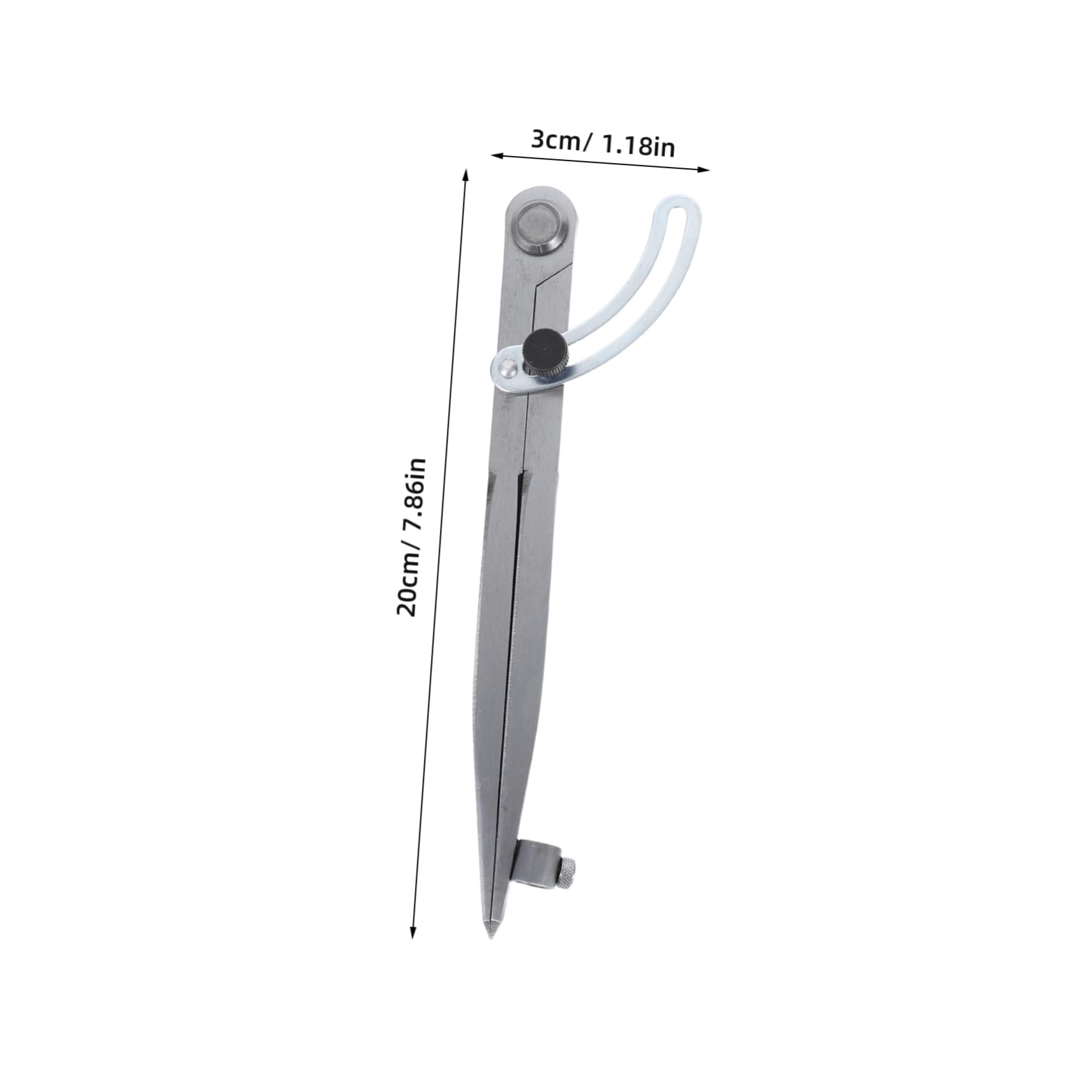 1 Set Di Compasso Di Precisione Con Portapenne, Compasso in Acciaio Carbonio Con Matite Per Disegno, Lavorazione Del Legno, Forniture Architettoniche