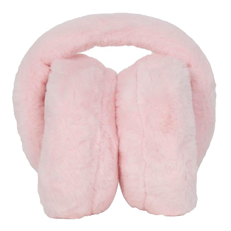 w+ Women's Winter Outdoor Wear Ear Muffs/Warmer for Kids and Adults, Ideal Head/Hair Accessory for winters (Pink)-picture-47