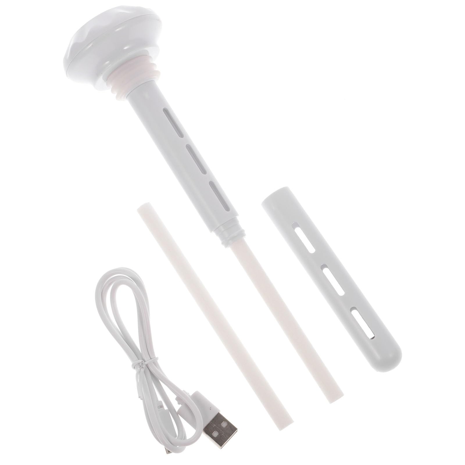 Creative USB Humidifier Rod Cool Mist Air Humidifying Bar for Home Bedroom and Office Use Portable White Personal