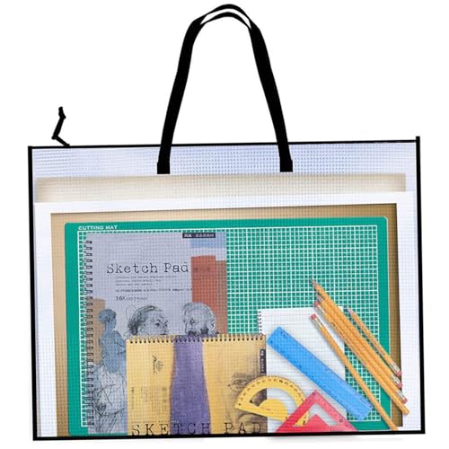 Hdbhsbe Adjustable Kunstportfolio-Hülle 19x25