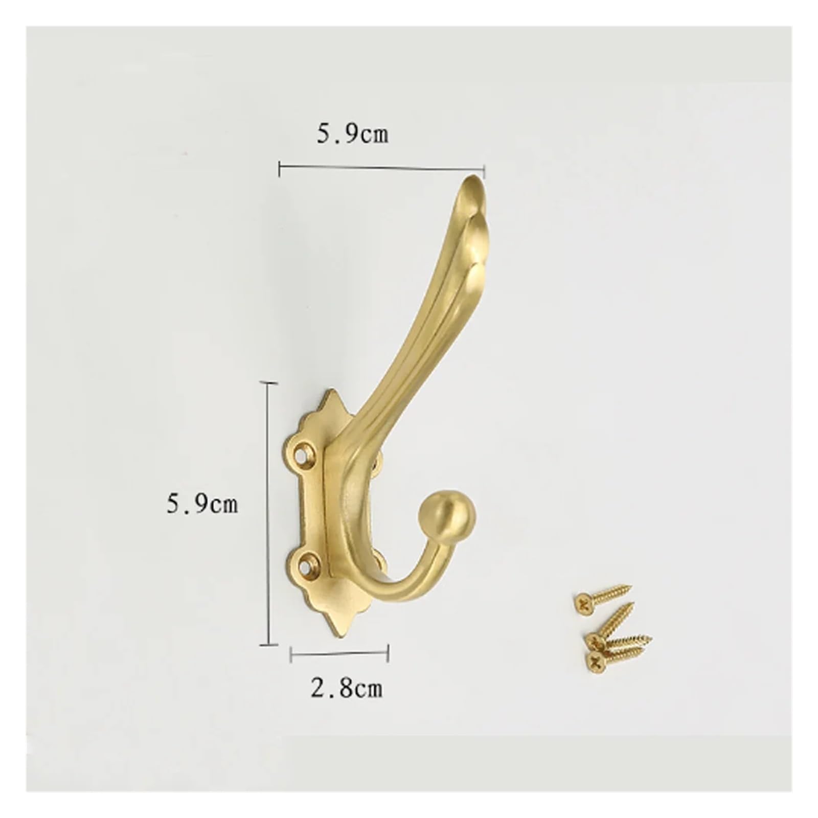 Appendiabiti, ganci da parete(2pcs E)