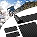 Carbon Fiber Protective Film for Mountain for Bike Frame & Chainstay – Cut- for Bike Frame Decal, Matte Black/Carbon Black/Transparent(Carbon Black)