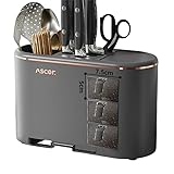 Photo Gallery set organizer da cucina multifunzione con portaspezie, portaposate e contenitore per utensili, soluzione salvaspazio da parete per condimenti, coltelli, bacchette Photo Gallery set organizer da cucina multifunzione con portaspezie, portaposate e contenitore per utensili, soluzione salvaspazio da parete per condimenti, coltelli, bacchette