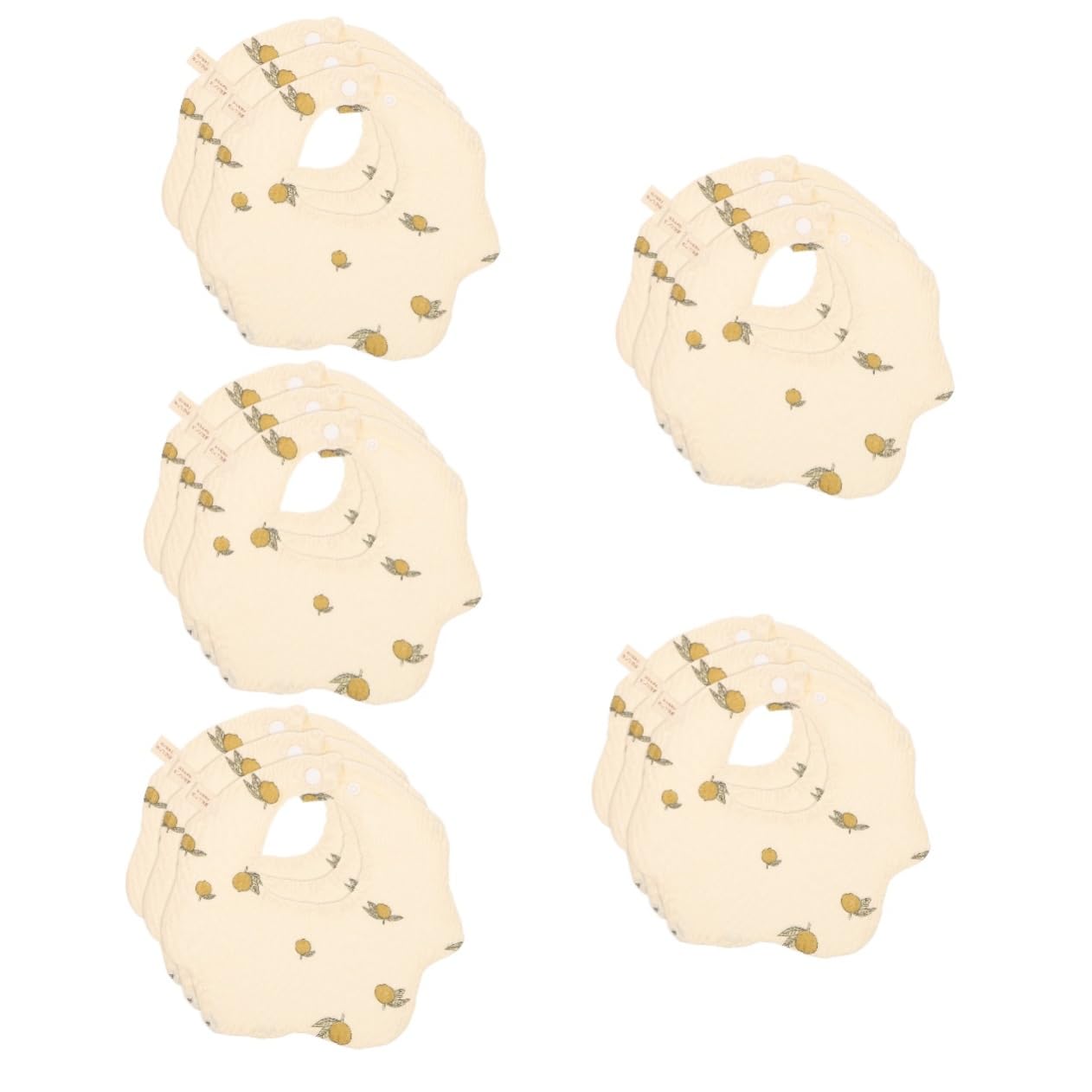ibasenice 15stücke Lätzchen Aus Baumwolle Rotierbare Saugfähige Atmungsaktive Lätzchen Für Neugeborene Für Füttern Sabberlätzchen