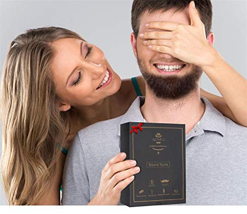 Beard Care for Men & Beard Grooming Kit with Beard Balm, Beard Growth Oil, Beard Brush, Beard Conditioner Shampoo, Beard Comb, 100% Natural Gift Set for Men Dad Boyfriend - Image 6