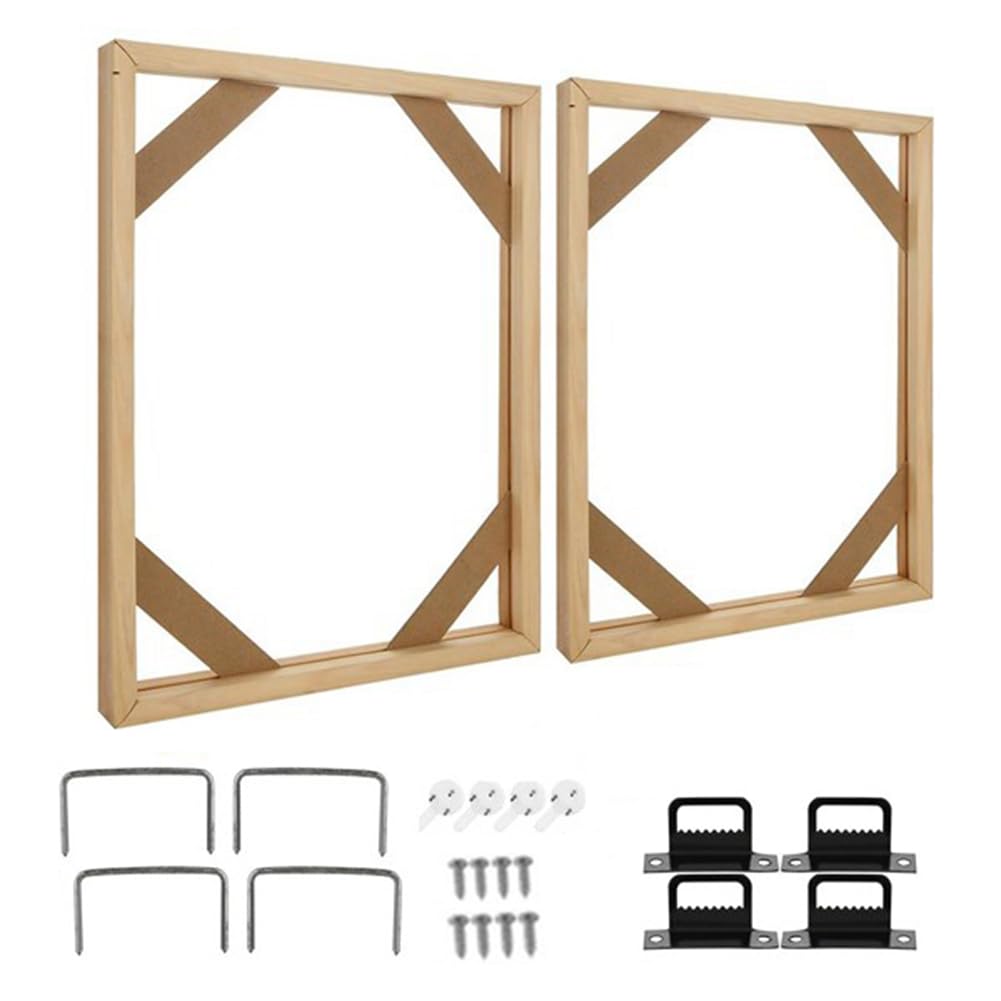 Cadre de toile DIY rigide avec 4 barres de civière stables pour photo et art imprimé