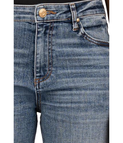 KUT from the Kloth Women's Sienna Baggy Boyfriend Crop Roll-up Reg Hem in Passion3