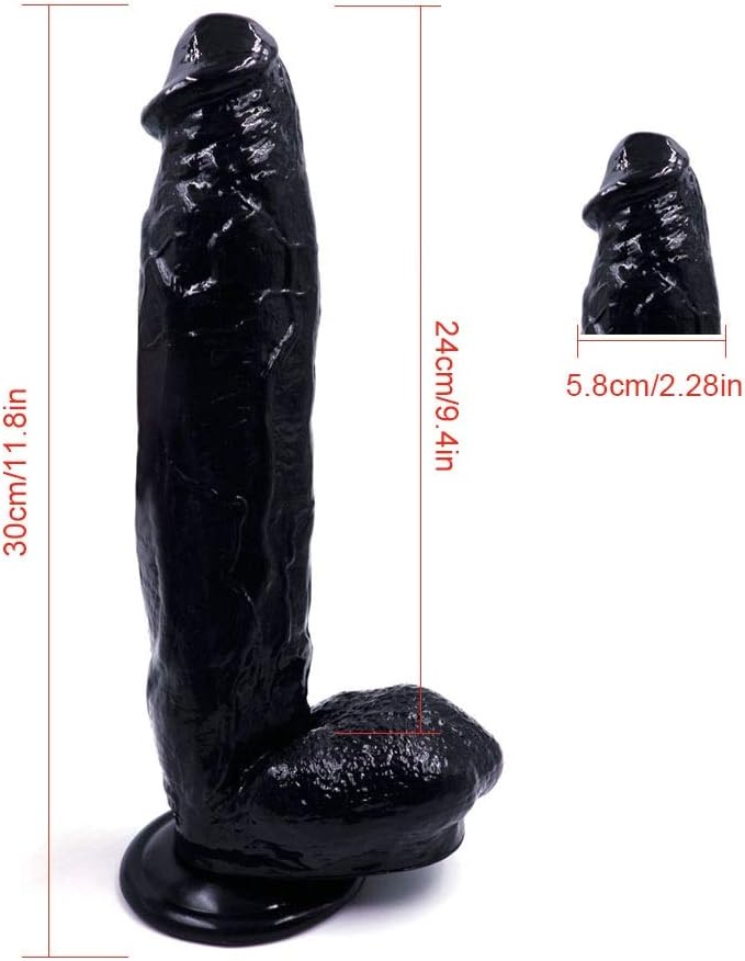 Suction Cup Adult Male Female Toy -11.8 Inch Large