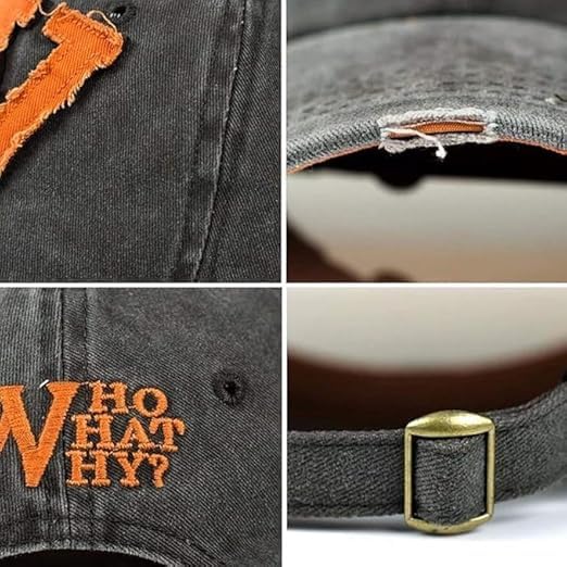 Image of kill off W Cap Baseball Cap Men hat Base Ball Embroidered Vintage Style hat Adjustable W Letter Caps Unisex Baseball Cotton