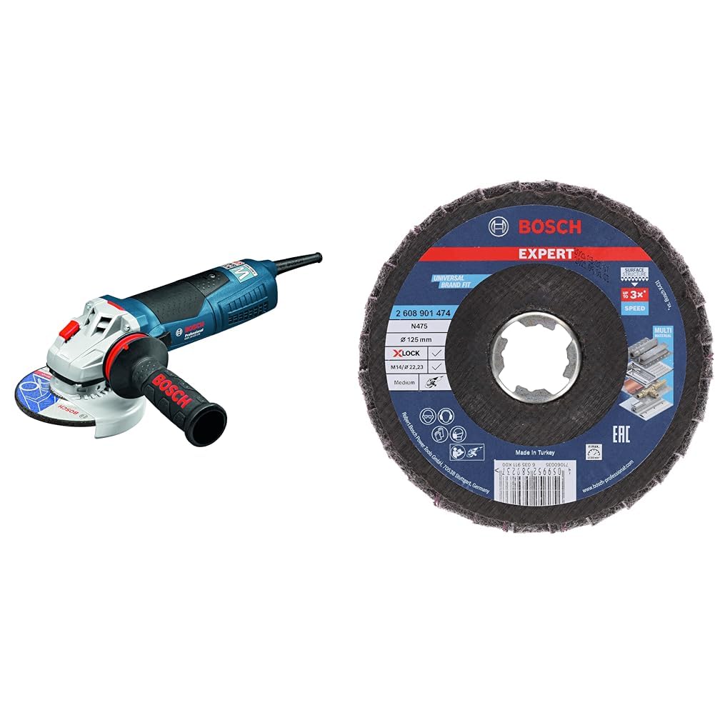 Bosch GWS 19-125 CIE amoladora angular para pulir estructuras de hierro y acero inoxidable