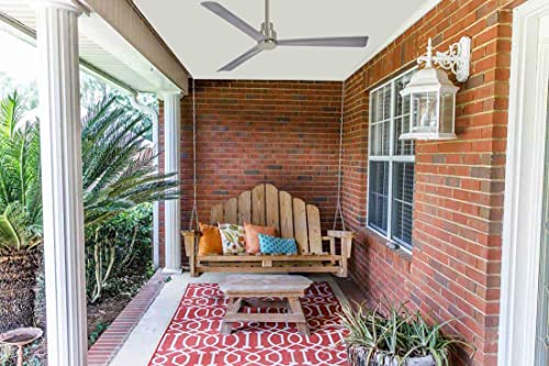 Minka-Aire F787 Simple 52 Inch Outdoor 3 Blade Ceiling Fan With Dc Motor (Brushed Nickel Wet) #TOP5