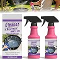 2PCS Fast-Acting Heavy-Duty Grill Degreaser Spray, BBQ Grill Cleaner Spray for Outdoor Grills, Heavy Duty BBQ Grill Degreasers for Kitchen Grates and Racks, Electric Smokers, Burnt Food & Grease